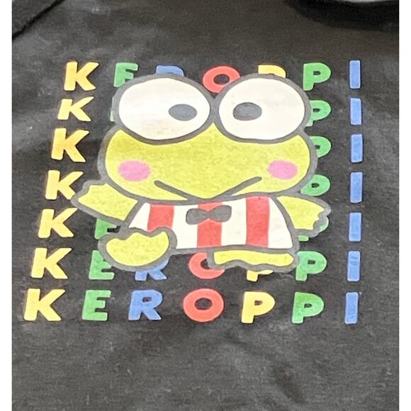 Keroppi Hoodie THICK Sweatshirt Fuzzy Lined Hood Unisex Size XL - Picture 3 of 11